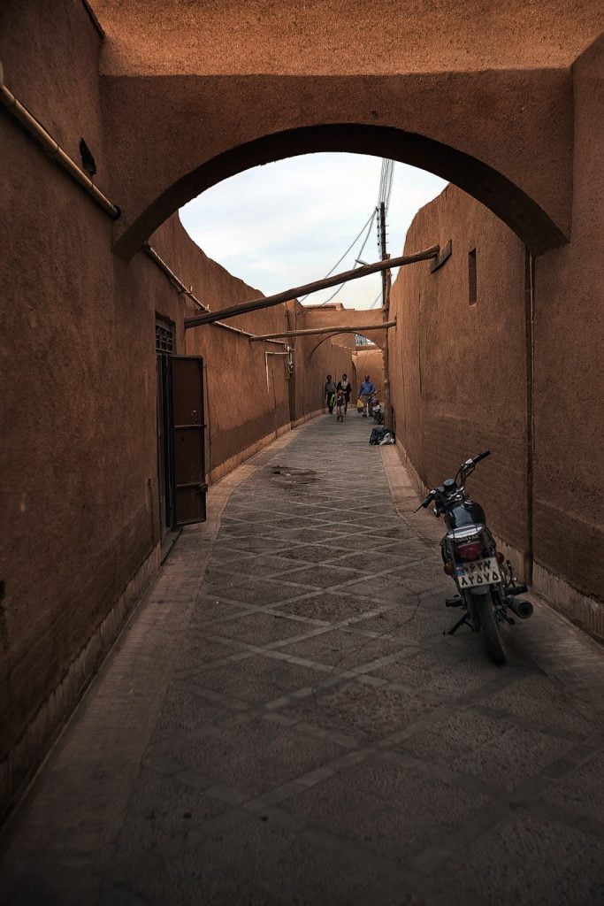 uliczka,stare miasto,Yazd