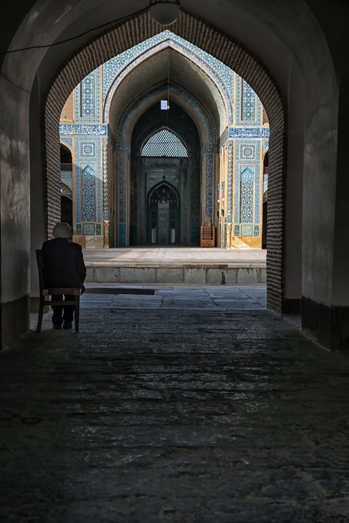 W meczecie,Yazd,Iran