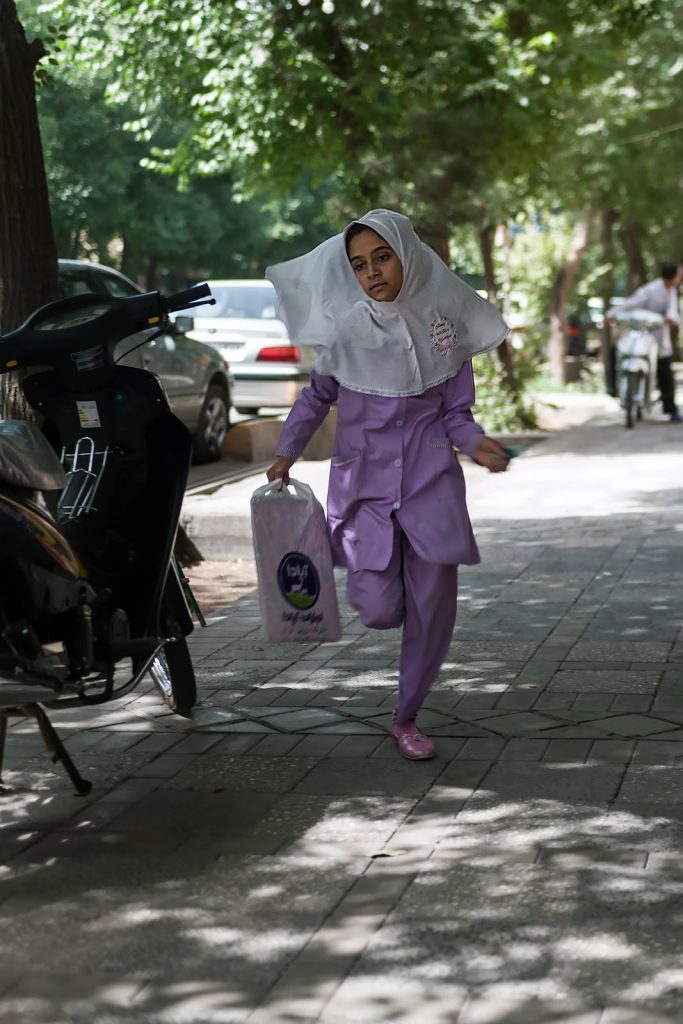 uczennica,dziewczynka,Yazd,Iran