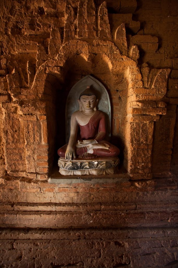 pagoda,wnętrze,rzeźba,bagan,birma