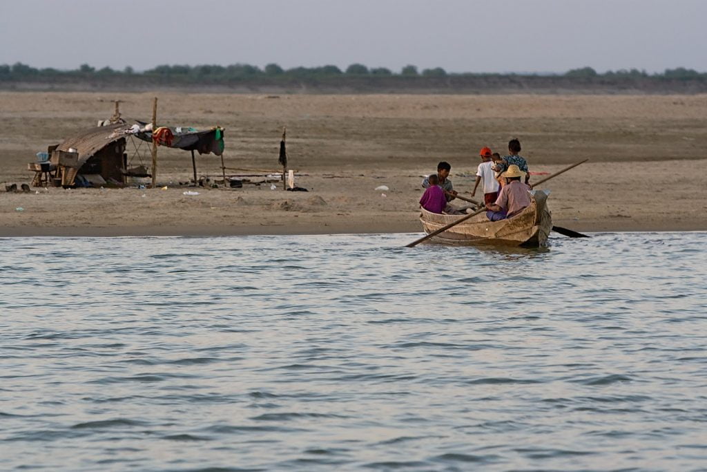 rzeka,Irawada,bagan,birma